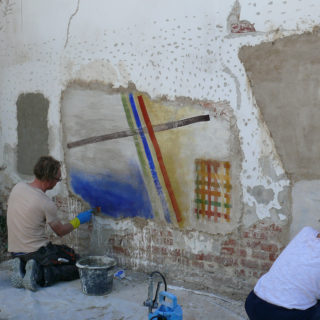 Workshop Freskomalerei 2015
