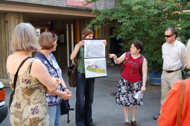Erste Veranstaltung 2010 in Baden, Führung durch das Bäderquartier