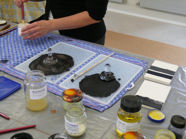 Workshop zu "Schwarz-Weiß" mit Melissa Speckhardt und Cornelia Marinowitz 2011