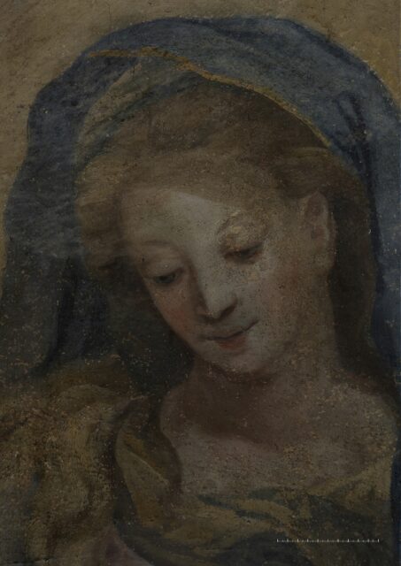 Serie Marienportrait - Vorzustand